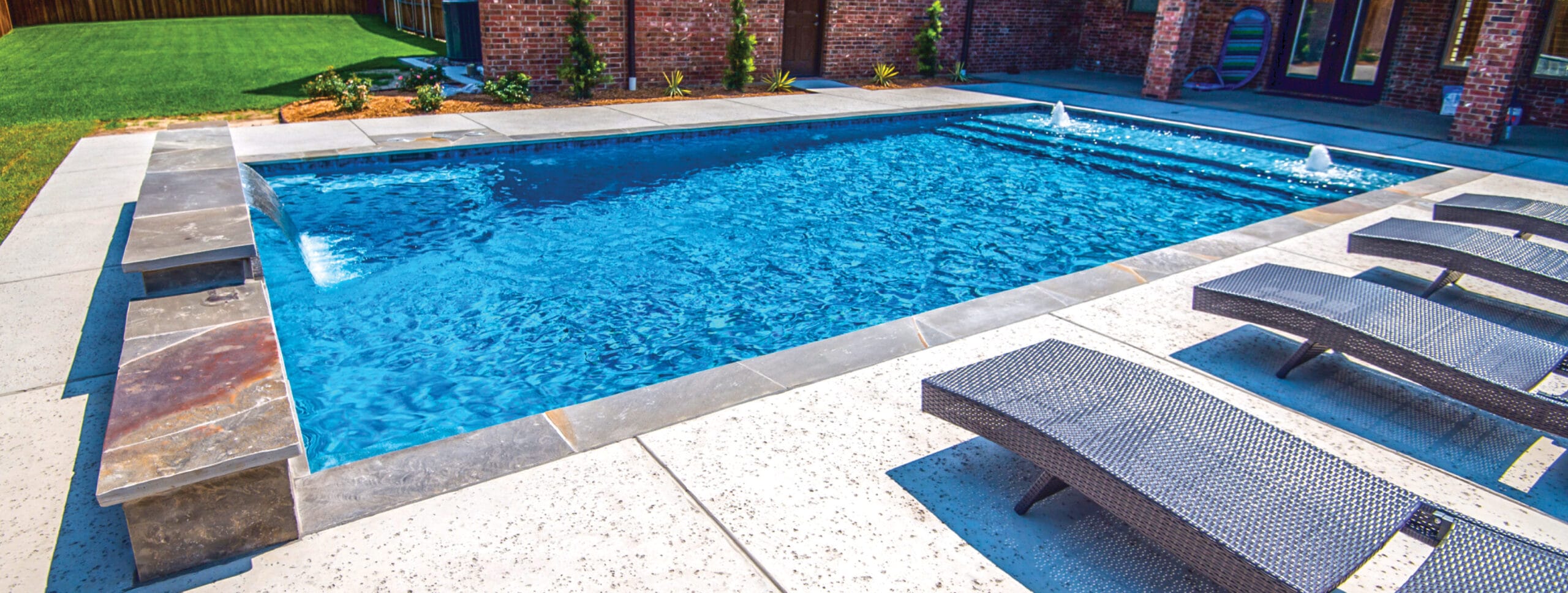  League City inground swimming pool. 